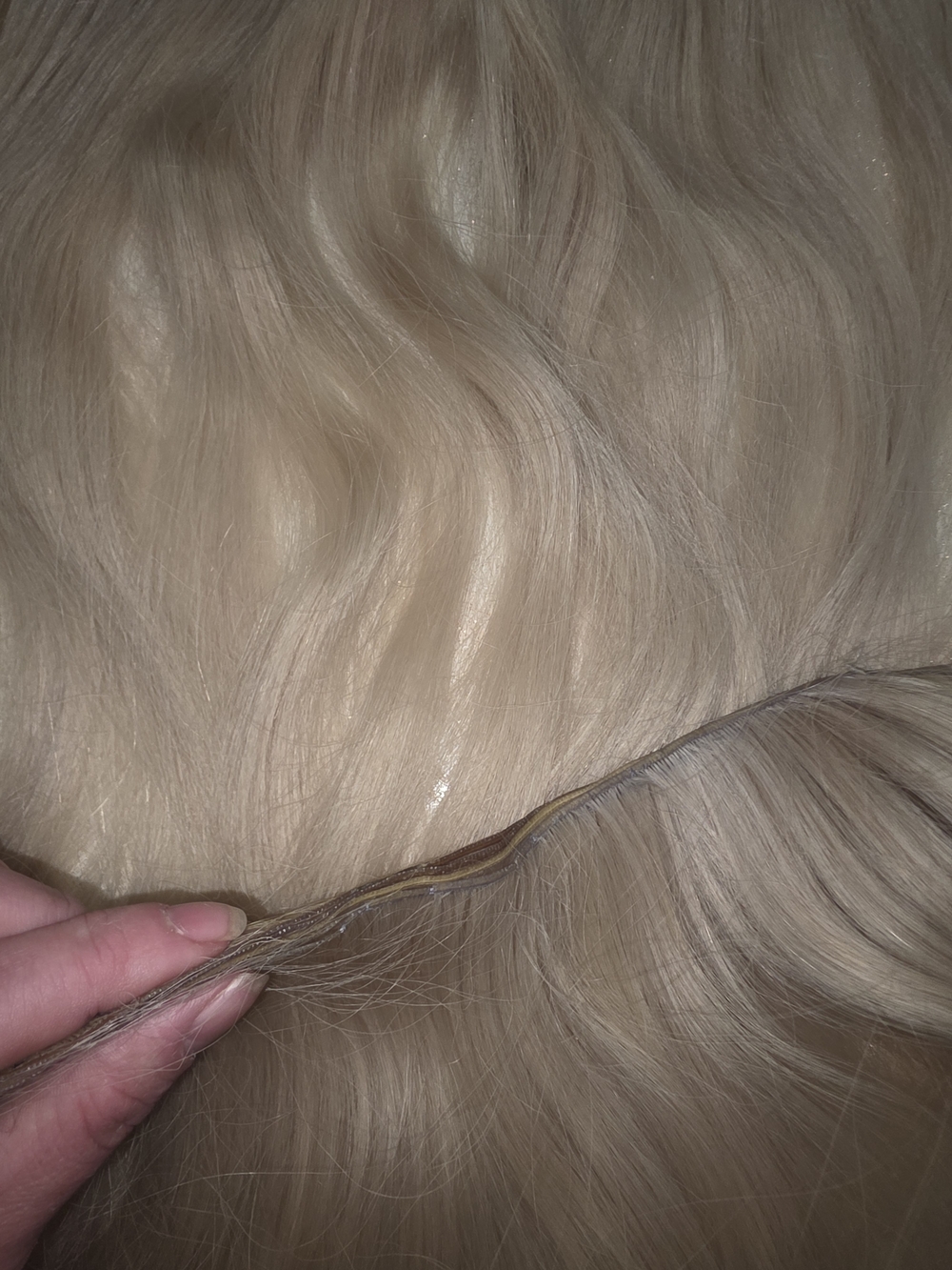 Blonde Clip-In Hair Extension - Natural Light Blonde
